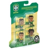 Набор фигурок коллекционных Soccerstarz - Brazil Player blister pack (400600) [4 фигурки]