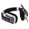 Наушники Tt eSPORTS Shock Boosted Bass Edition [охват, закрытые., 20-20000 Гц, микр., каб. 3м, разъем 2x3.5мм, черн-бел.]