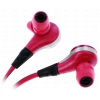 Наушники Pioneer SE-CX9-S [вставные (затычки), закрытые, 4-30000 Гц, микр., каб. 1.2м, раз. 3.5мм, красно-серебр]