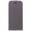 Флип-кейс Deppa Flip Cover для Apple iPhone 6, кожа, ceрый [81036]