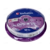 Диск DVD+R 8.5Gb 8x Cake Box  10 шт. (Verbatim) Double Layer