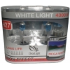 Галогеновая лампа ClearLight 12 В, H27, 60/55 Вт, WhiteLight 4300 K , эффект ксенона [комплект 2 шт]