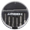 Набор бит STAYER 2607-H7_z01 [с магнитным адаптером в круглом мини-боксе, PH1, PH2, PZ1, PZ2, SL4,5, SL5,5, 7 пред]