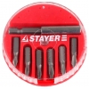 Набор бит STAYER 2608-H7_z01 [с магнитным адаптером в круглом мини-боксе, PH1 (2шт), PH2 (3шт), PH3 (1шт), 7 пред]