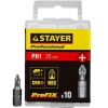 Набор бит STAYER 26201-3-25-10_z01 [ProFix Phillips, тип хвостовика C 1/4", № 3, L=25мм, 10шт]