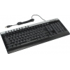 Клавиатура OKLICK 380M Black-Silver <USB>  104КЛ+9КЛ  М/Мед  <337140>