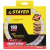 Диск пильный Stayer 3681-190-30-36 [190х30, 36 зуб., по дереву]