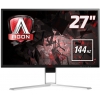 Монитор AOC 27" Gaming AG271QG черный/красный IPS LED 4ms 16:9 HDMI M/M матовая HAS Pivot 350cd 2560x1440 D-Sub DisplayPort QHD USB 6.8кг