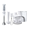Блендер погружной Braun MQ5077 BUFFET+ 750Вт белый/серый (0X22111154)