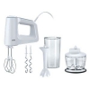 Миксер ручной Braun HM3135 500Вт белый (0X22211009)