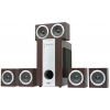 Колонки 5.1 SVEN HT-435(D) [колонки 5 х 15 Вт, сабвуфер 35 Вт, материал, оптика, дерево, ПДУ, цвет вишня]