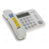 Телефон Panasonic KX-TS2358RUW [АОН, ЖК, cпикерфон, повт. наб., часы, рег. гр.]