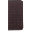 Флип-книжка Deppa Wallet Cover для HTC One M8, кожа, коричневый [84037]