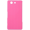 Чехол Air Case и защитная пленка для Sony Xperia Z3 Compact, розовый, Deppa