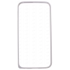 Чехол Alum Bumper и защитная пленка для Samsung Galaxy S6, серебряный, Deppa