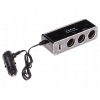 Разветвитель автоприкуривателя Supra SCP 1-4U [Прикуриватель - 3/USB - 1/Удлинитель]