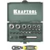 Набор бит KRAFTOOL 26065-H26 [кованые, торсионные, Cr-Mo, система насечек "NSS", 26 предметов, в боксе]