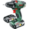 Дрель-шуруповерт Bosch PSR 18 LI-2 аккум. патрон:быстрозажимной (кейс в комплекте) (060397330H)