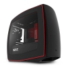 Корпус NZXT MANTA Window черный/красный без БП miniITX 5x120mm 4x140mm 2xUSB3.0 audio bott PSU (CA-MANTW-M2)