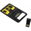 SIM card adaptor + USB  microSD card reader