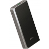 Портативный аккумулятор 12000 mAh, Interstep Polymer Ultra Slim (2,4А, 2xUSB, Li-pol, QC 2.0 in-out, PU-Кожа, Черный)