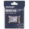 Твердотельный накопитель SSD mSATA 240Gb Patriot MSATA Ignite [PI240GSM3SSDR] Phison S10, MLC (R560/W400MB/s)