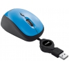 Мышь проводная Trust Yvi Retractable Mouse(19653), 1600dpi, Blue USB