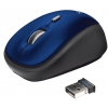 Мышь беспроводная Trust Yvi Wireless Mouse Blue(19663), 1600dpi, Blue, USB