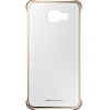 Накладка на корпус Samsung для Samsung Clear Cover A7 2016, пластик, золотой