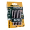 Набор бит KRAFTOOL 26061-H6 [хвостовик E 1/4", Cr-V, 75мм, 6 шт]