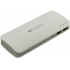 Портативный аккумулятор 13000 mAh CANYON (2хUSB, 2А, белый) [CNE-СPB130] + Портативный аккумулятор 2600 mAh CANYON