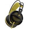 Наушники SteelSeries Siberia 200 [охватывающие, закрытые, 10-28000 Гц, микр., рег.гром.,каб.1,8м,разъем 2x3.5мм, желтые]