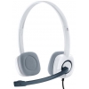 Наушники Logitech H150 [накладные, открытые, 20-20000 Гц, микр., каб. 1.8м, 3.5мм белые]