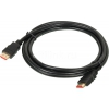 Кабель аудио-видео Buro HDMI (m)/HDMI (m) 2м. Позолоченные контакты черный (BHP)
