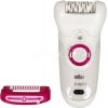 Эпилятор Braun 9527 +подарок скор.:2 насад.:2 от электр.сети от аккум. белый