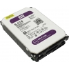 HDD 8Tb SATA 6Gb/s Western Digital Purple <WD80PUZX> 3.5"  5400rpm 128Mb