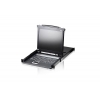 Коммутатор KVM/LCD PS2 VGA 17" 8PT CL1008M-ATA-RG ATEN LCD КВМ ATEN {CL1008M-ATA-RG} 1 user консоль LCD/ЖК 17" => 8 cpu/портов/port PS2+VGA, с KVM-шнурами PS2 2х1.8м., 1280x1024, 1U 19", исп.спец.шнуры, OSD, каскад 128, лат./рус.клав., крепление Single Rail