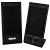 Колонки BBK CA-191S 2.0 черный 6Вт