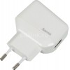Сетевое зар./устр. Hama H-124307 1A универсальное кабель microUSB белый (00124307)