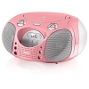 Аудиомагнитола BBK BX110U розовый 3.6Вт/CD/CDRW/MP3/FM(an)/USB