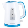 Чайник электрический Starwind SKP3541 1.7л. 2200Вт белый/голубой (корпус: пластик)