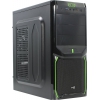Miditower Aerocool <V3X Advance (Evil) Green Edition> Black ATX  700W (24+2x4+2x6/8пин)
