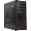 Miditower Aerocool <V2X Red> ATX  700W (24+2x4+2x6/8пин)
