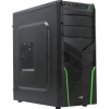 Miditower Aerocool <V2X Green> ATX  600W (24+2x4+2x6/8пин)