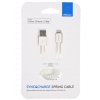 Кабель Deppa для Apple 8 pin  MFI - USB (1,5м, Витой, Белый)