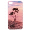 Чехол Art Case и защитная пленка для Apple iPhone 4/4S, Nature_Дерево, Deppa