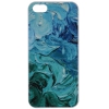 Чехол Art Case и защитная пленка для Apple iPhone 5/5S, Art_Волны, Deppa