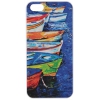 Чехол Art Case и защитная пленка для Apple iPhone 5/5S, Art_Лодки, Deppa