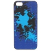 Чехол Art Case и защитная пленка для Apple iPhone 5/5S, Trend_Мрамор синий, Deppa