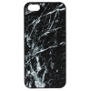 Чехол Art Case и защитная пленка для Apple iPhone 5/5S, Trend_Мрамор темный, Deppa